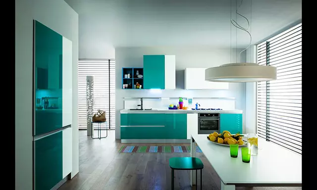 renderizado y diseños de cocinas en apartamentos